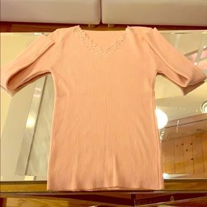 Pink long sleeve shirt